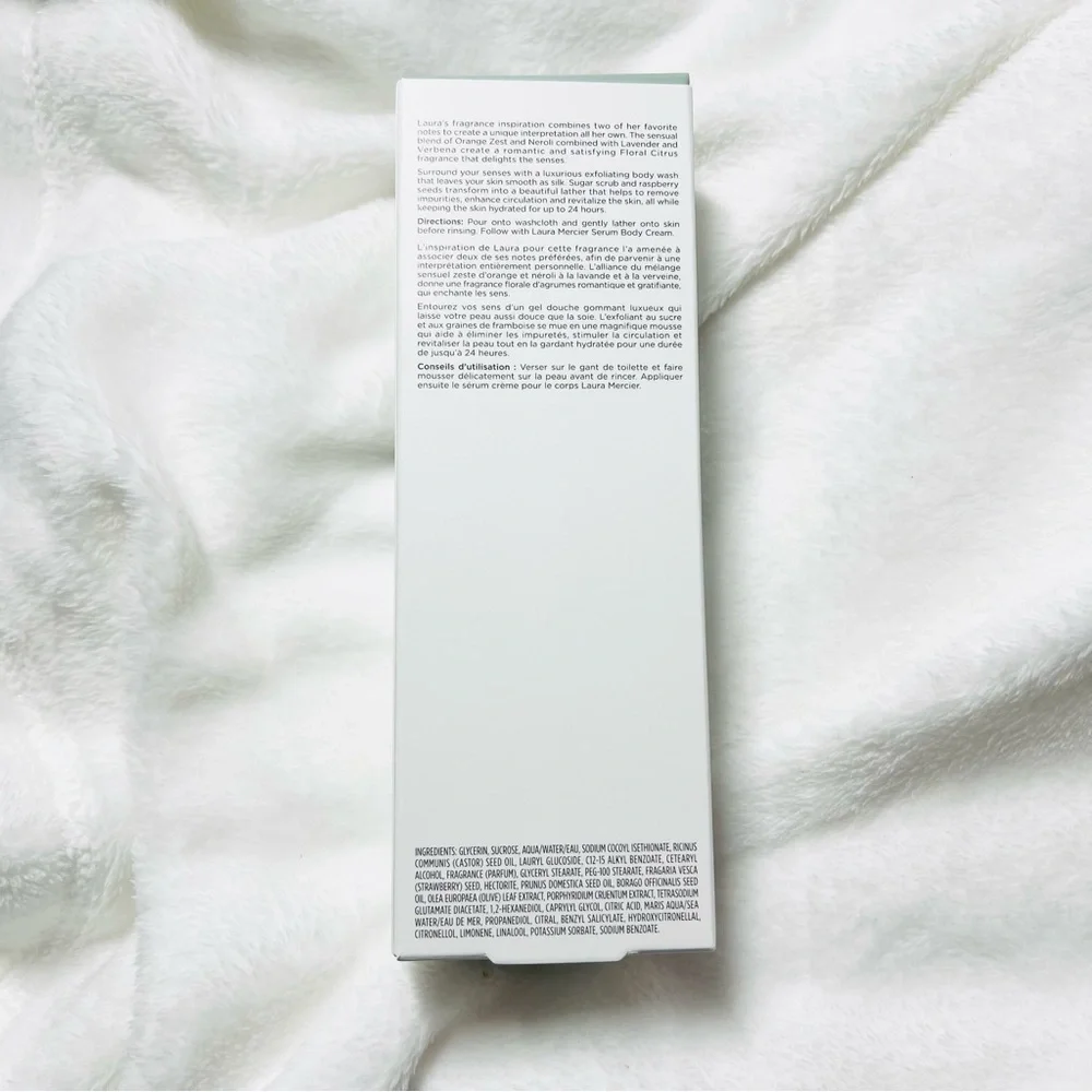 Laura Mercier Néroli du Sud Exfoliating Body Wash - NIB Sealed